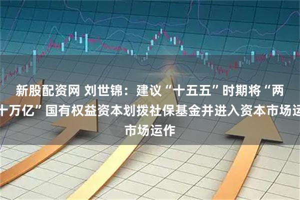 新股配资网 刘世锦：建议“十五五”时期将“两个十万亿”国有权益资本划拨社保基金并进入资本市场运作